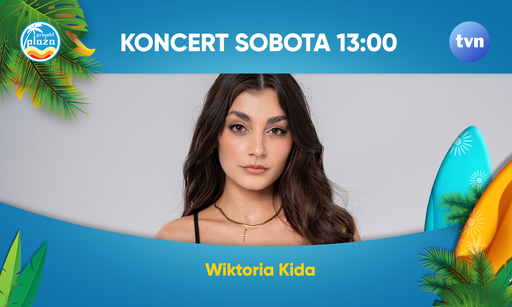 Grafika Projekt Plaża - Koncert Wiktorii Kidy