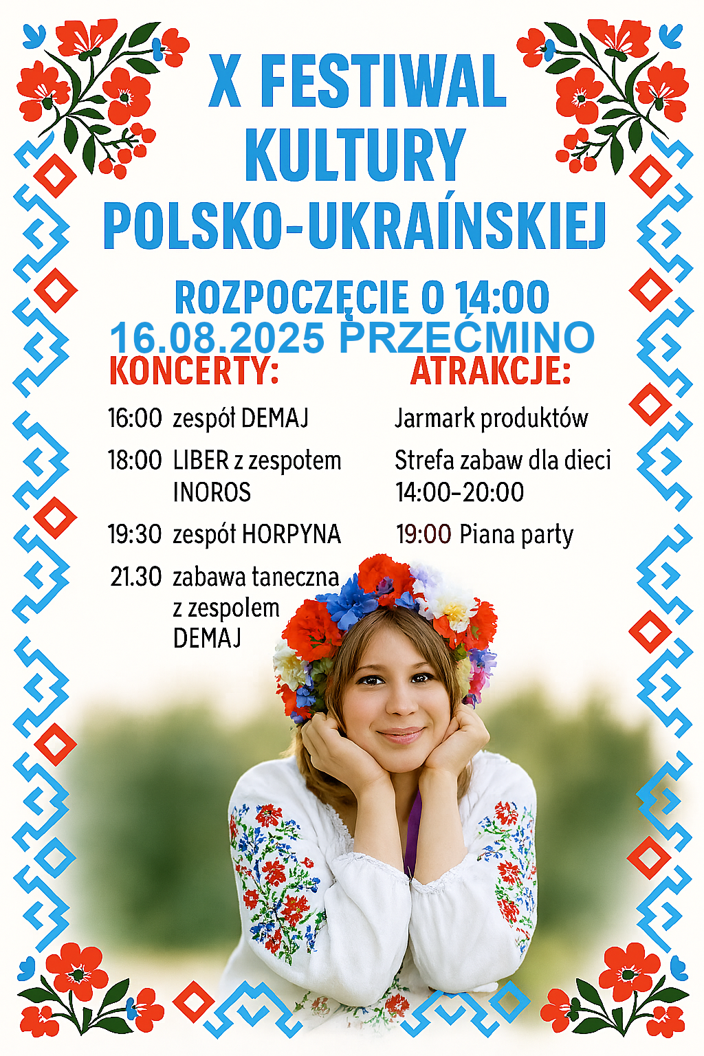 plakat ferstiwalu kultury polsko ukrainskiej