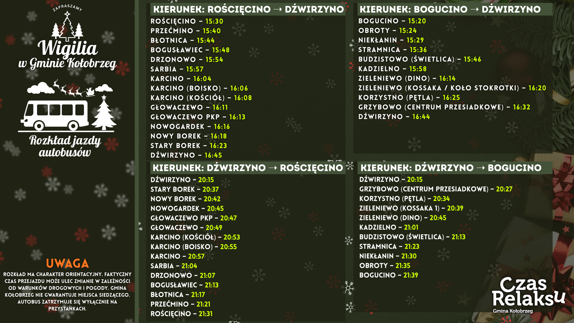 Rozkład jazdy autobus&oacute;w