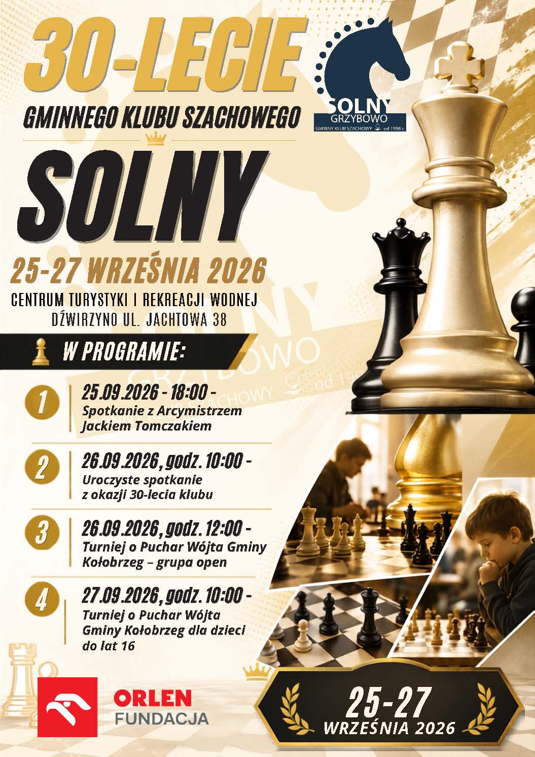 Solny Grzybowo - zaproszenie na turniej